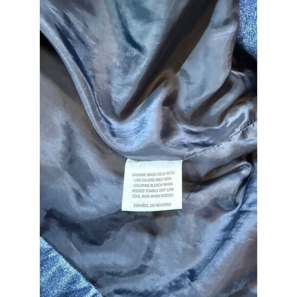Style & Co Denim Sherpa Work Jacket Women's Size XL - Parka - Chore - Lined - Picture 4 of 7